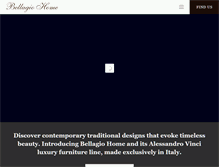 Tablet Screenshot of bellagio-home.com